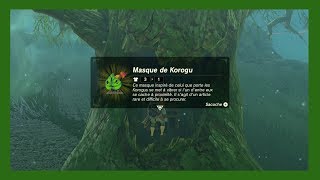 COMMENT TROUVER LE MASQUE KOROGU  ZELDA BREATH OF THE WILD [upl. by Caraviello401]