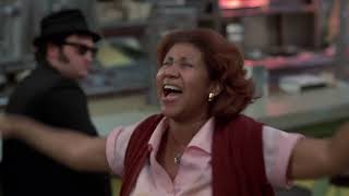 Aretha Franklin Blues Brothers Scene [upl. by Rekoob737]