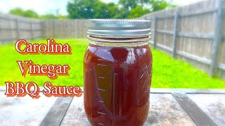 TASTY Homemade Carolina Vinegar BBQ Sauce Recipe [upl. by Dis724]