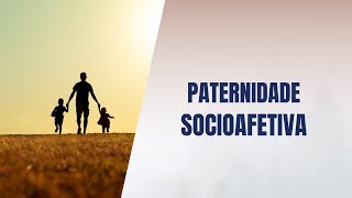 Paternidade socioafetiva [upl. by Idolem]