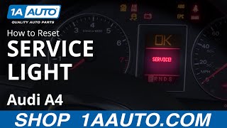 How to Reset Service Light 0409 Audi A4 [upl. by Agnew]