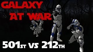 Men of War Assault Squad  Star Wars Mod  501st vs 212th [upl. by Naivaf812]