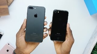 iPhone 7 Unboxing Jet Black vs Matte Black [upl. by Sigsmond772]