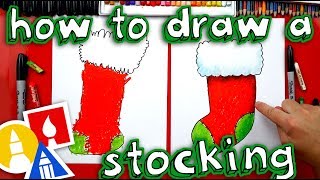 How To Draw Christmas Stocking [upl. by Eiramassenav]