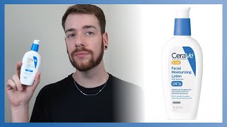 CeraVe AM Facial Moisturizing Lotion Sunscreen SPF 30 Review [upl. by Neelehtak]