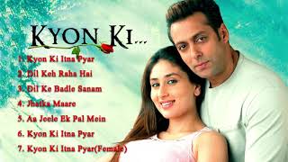 Kyon Ki Movie All Songs 💞 Salman Khan amp Kareena Kapoor amp Rimi Sen [upl. by Emelun]