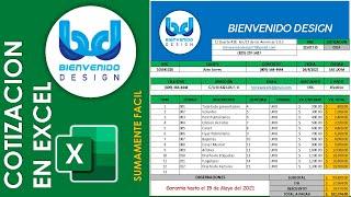 como hacer una cotizacion en excel paso a paso [upl. by Negyam876]