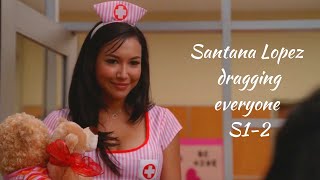 Santana Lopez dragging everyone S12 Glee [upl. by Akinar]