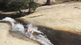 Adams Adventures Natural Kern River Water Slides in the Sequoia National Forest [upl. by Philina]