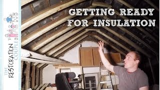 HOW DO YOU FIT ENOUGH INSULATION IN AN OLD ROOF [upl. by Laurella]