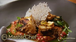 Indian Chef Vikas Khannas Chicken Tikka Masala Replication  MasterChef Australia [upl. by Quenna]