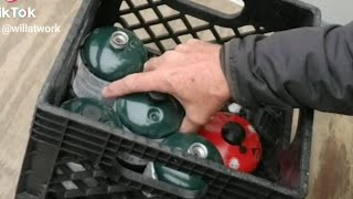 Storing and using camping propane bottles [upl. by Wiese]