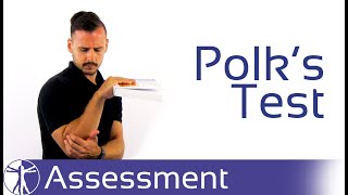 Polks Test  Lateral amp Medial Epicondylalgia [upl. by Osbert]