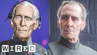 How Rogue One Recreated Grand Moff Tarkin  Design FX  WIRED [upl. by Griff]