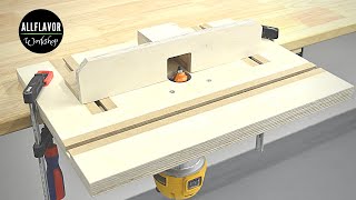 Benchtop Router Table  Router Table DIY [upl. by Oterol664]