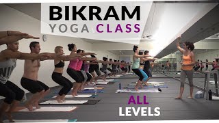 Bikram Yoga Workout  🔥 60 Minute Hot Yoga with Maggie Grove [upl. by Leasim]