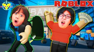 Ryan Cant Be Stopped in Roblox Robbery Story Lets Play with Ryans Daddy [upl. by Plotkin]