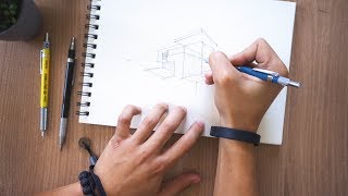 Top 6 Architecture Sketching Techniques [upl. by Nytsrik]