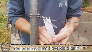 Llave de alambrar [upl. by Aralomo]