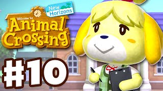 Isabelle Arrives Resident Services  Animal Crossing New Horizons  Gameplay Walkthrough Part 10 [upl. by Clement484]