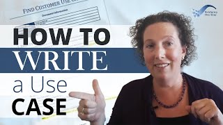 How to Write a Use Case [upl. by Abad]