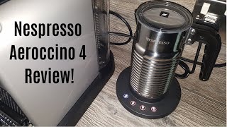 Nespresso Aeroccino 4 Milk Frother Review  Worth upgrading from the Aeroccino 3 [upl. by Phillipe]