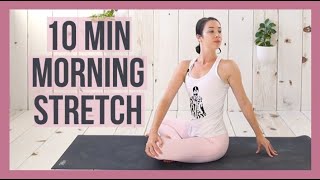 10 min Morning Yoga Stretch for Beginners  Energy Boost Yoga [upl. by Ailekahs]