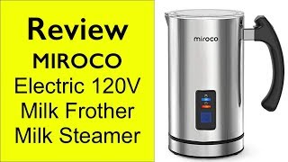 Review Miroco Milk Frother  How to make froth milk at home [upl. by Hylan119]