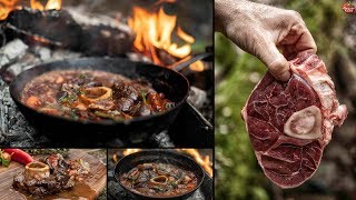 BEST OSSO BUCO  BUSHCRAFT STYLE [upl. by Pippo]