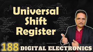 Universal Shift Register Basics Circuit Designing Block Diagram Modes and Working [upl. by Kyne]