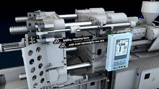 Energy Saving Twoplatens injection molding machine [upl. by Iolande904]