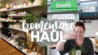 Shop With Me HOMEWARE 🏡 Primark Matalan amp Dunelm • Shopping Vlog amp Home Haul • New Homeowner [upl. by Nauqahs843]