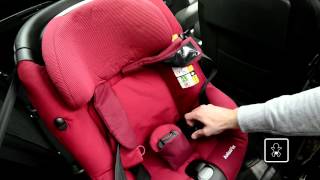 MaxiCosi  How to install the AxissFix car seat in your car [upl. by Sunny]