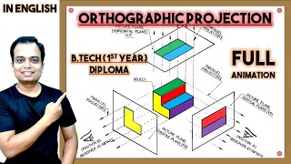 Orthographic ProjectionAn IntroductionEngineering DrawingEngineering GraphicsEnglish [upl. by Birkle]