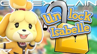 How to Unlock Isabelle in Animal Crossing New Horizons Guide [upl. by Llain]