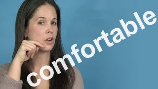 How to Pronounce COMFORTABLE  AMERICAN ENGLISH PRONUNCIATION [upl. by Evelyn]