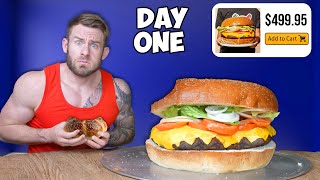 I Ate The Biggest Foods on the Internet for 10 Days [upl. by Beuthel]