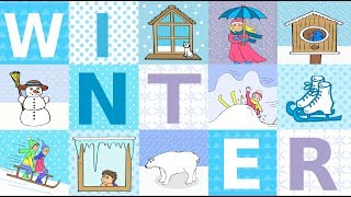 Deutsch lernen der Winter Schnee und Eis  learning German winter snow amp ice [upl. by Sheila]