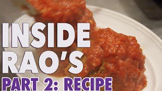 Inside Raos Meatball Recipe Part 2 [upl. by Pavia971]