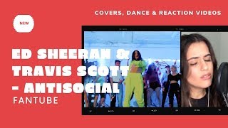 FanTube  Ed Sheeran amp Travis Scott  Antisocial Reactions Covers Choreography [upl. by Yrac214]