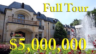 5 MILLION Luxury Mansion  Full Tour  Plano TX near Dallas [upl. by Oznola276]