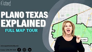 Tour Of Plano Texas  Map View [upl. by Rimaj541]