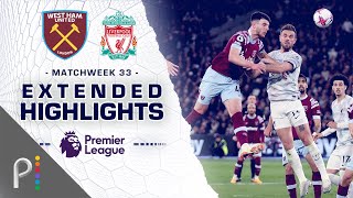 West Ham United v Liverpool  PREMIER LEAGUE HIGHLIGHTS  4262023  NBC Sports [upl. by Lussi]