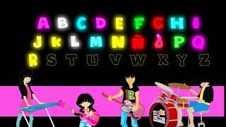 Spanish ABC song for kids Alfabeto en español El abecedario [upl. by Woodrow]