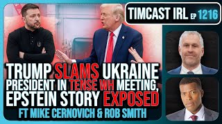 Trump SLAMS Ukraine President In TENSE WH Meeting The War MAY END w Rob Smith  Timcast IRL [upl. by Jarvis17]