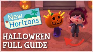 Animal Crossing New Horizons  Halloween FULL GUIDE Tips amp Tricks New Items amp More [upl. by Atteuqaj]