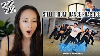 Stell Room Dance Practice REACTION [upl. by Aneelehs]