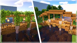 Minecraft 3 Simple Medieval Bridge Build Ideas and Designs [upl. by Kara-Lynn]