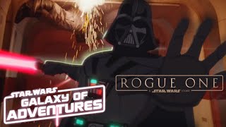 Star Wars Rogue One Darth Vader Ending Scene [upl. by Onig]