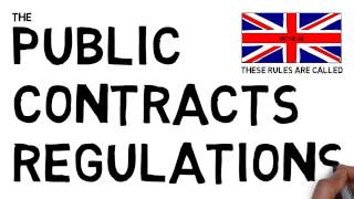 What are the Public Contracts Regulations [upl. by Aylsworth]